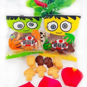 漂亮娃蘑菇粒牛奶味+巧克力饼干称重