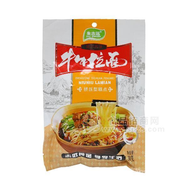 ·朱志远牛牛拉面挤压型糕点招商38g 