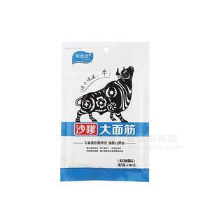 朱志遠(yuǎn)沙嗲大面筋素食面制品108g