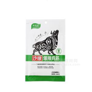 朱志遠(yuǎn)沙嗲爆辣雞筋素食面制品108g