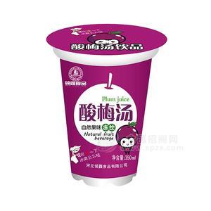 领露食品酸梅汤自然果味冻饮350ml