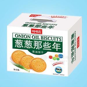 臻粮匠葱葱那些年葱油饼干面包 礼盒装