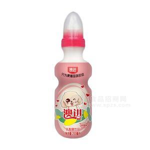 澳进草莓味乳酸菌饮品200ml