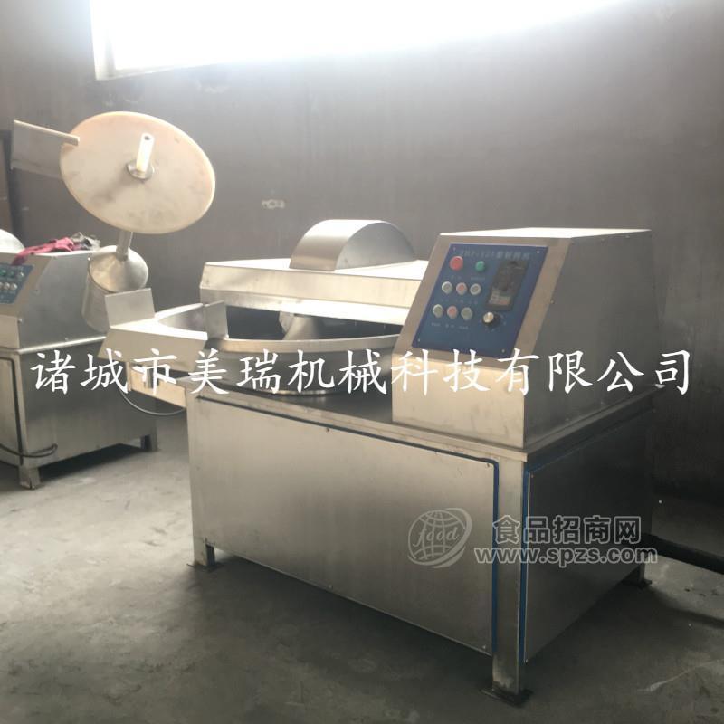 大型千叶豆腐斩拌机，自动出料斩拌机