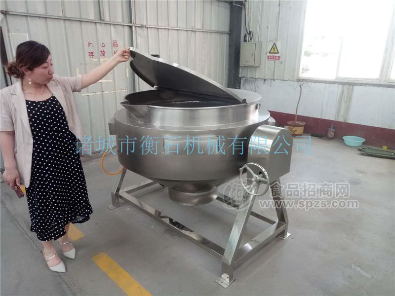 节能夹层锅衡石机械制造胡椒酱夹层锅