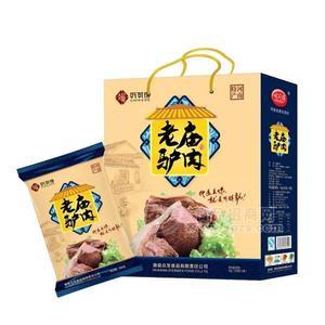 吃可得老廟驢肉河南特產(chǎn)熱加工熟肉制品禮盒裝