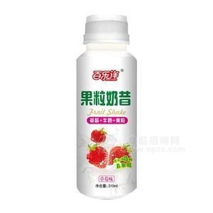 百樂洋果粒奶昔草莓味310ml飲料