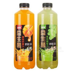 沁領(lǐng)益生菌果肉芒果汁飲料1.18L