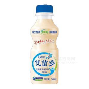 合益優(yōu)優(yōu)菌多乳酸菌風(fēng)味飲品原味340ml