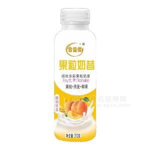 合益優(yōu)果粒奶昔黃桃+燕麥+椰果酸奶飲品310g