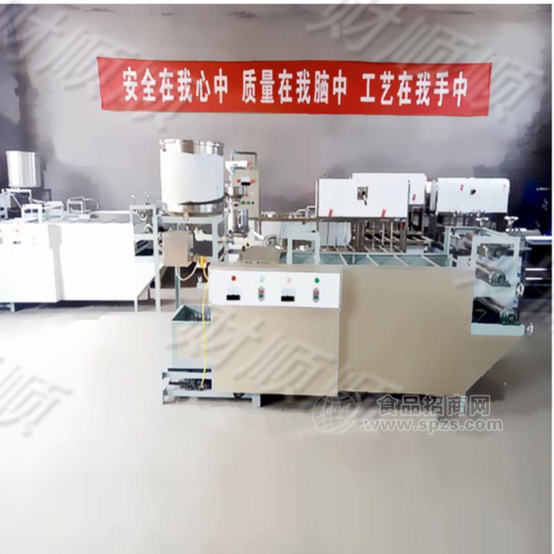 西安豆腐皮机设备-财顺顺新式千张机自动泼脑一机顶五人