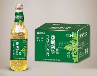 臻潤(rùn)雪清爽啤酒330ML*24瓶裝