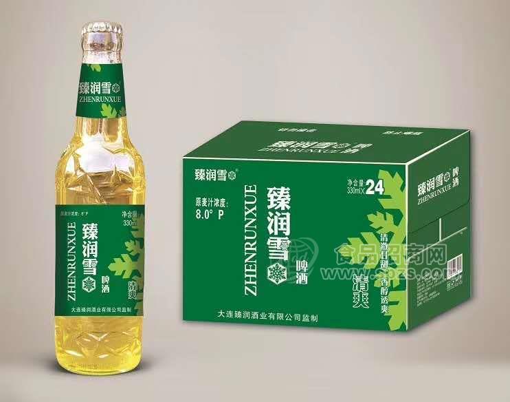 臻潤(rùn)雪清爽啤酒330ML*24瓶裝