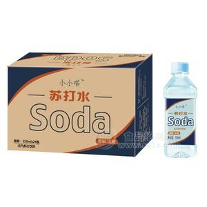 小小嗒蘇打水無汽蘇打飲料350mlx24瓶