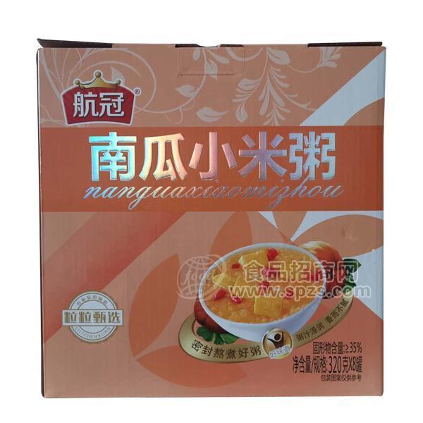 ·航冠南瓜小米粥 礼盒装320gx8罐 