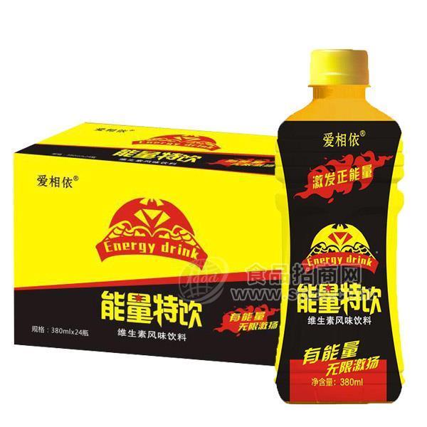 ·爱相依能量特饮维生素风味饮料380mlx24瓶 