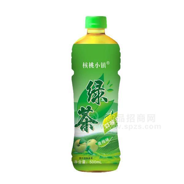 ·核桃小镇青梅味绿茶饮料500ml 