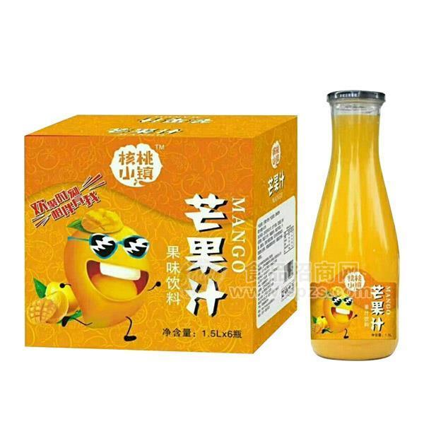 核桃小鎮(zhèn)芒果汁果味飲料1.5Lx6瓶