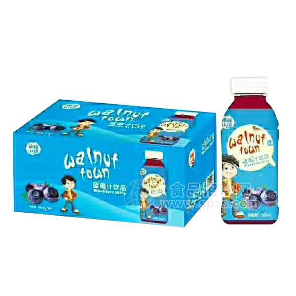 ·核桃小镇蓝莓汁果味饮品380ml 
