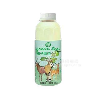 核桃小鎮(zhèn)柚子綠茶植物飲料500ml