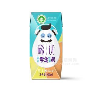 學(xué)生飲用奶 芝士酸牛奶200ml