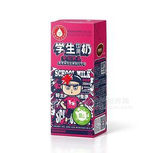 學(xué)生飲用奶牛奶 棗杞肽乳200ml