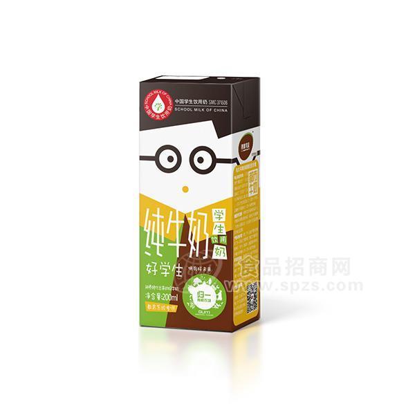 ·纯牛奶学生饮用奶200ml 