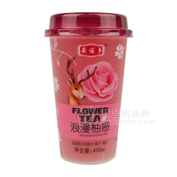 果诺多浪漫柚惑玫瑰茄红柚汁桃汁梨汁果汁饮料400ml