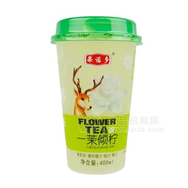 果诺多一茉倾柠茉莉花青柠檬汁桃汁梨汁果汁饮料400ml