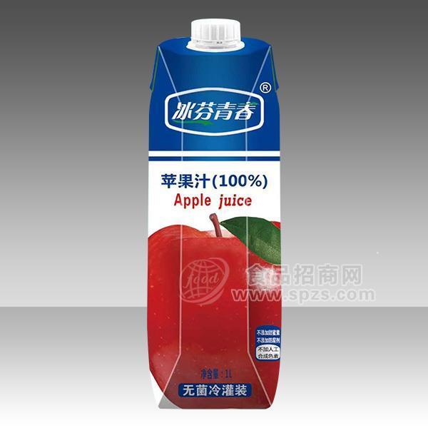 冰芬青春蘋(píng)果汁 果汁飲料 1L招商