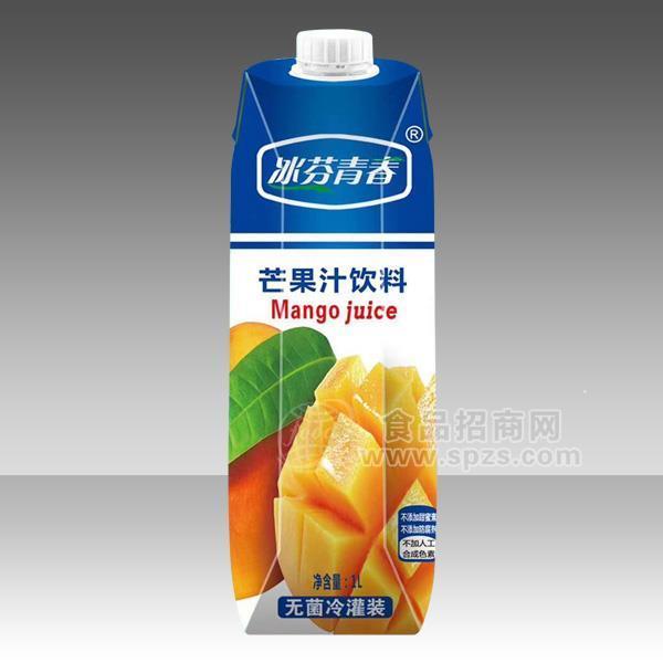 冰芬青春芒果汁 果汁饮料 1L招商