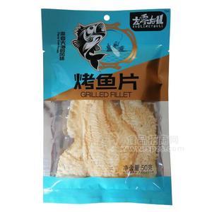 左零右礼烤鱼片休闲食品50g