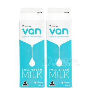VAN 巴氏杀菌 鲜奶 澳洲原装进口 鲜牛奶 儿童高钙纯牛奶 1L 2盒起售