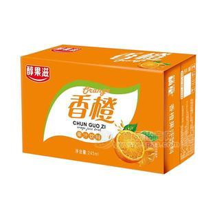 醇果滋香橙果汁飲料245ml