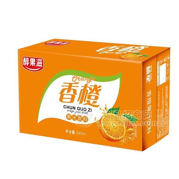 醇果滋香橙果汁飲料245ml