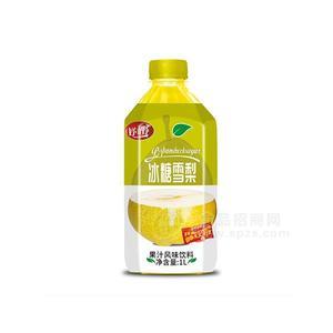 妤嘢冰糖雪梨果汁风味饮料1L