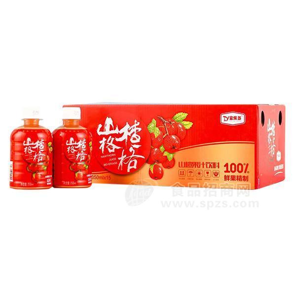 “宜乐多”山楂格格山楂汁饮料350mlX15瓶