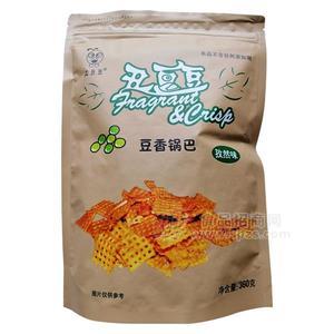 丑豆豆孜然味豆香鍋巴 休閑食品360g