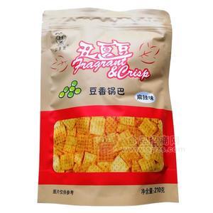 丑豆豆麻辣味豆香锅巴 休闲食品210g