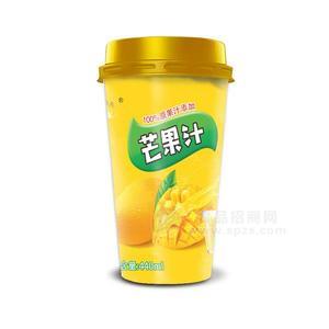 香飄益茶飲料芒果汁飲品杯裝果汁飲料440ml