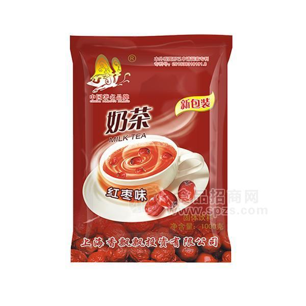 香飄益沖調(diào)紅棗味袋裝奶茶1000g