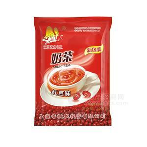 香飄益沖調(diào)紅豆味袋裝奶茶1000g