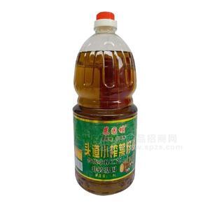 菜园坝头道小榨菜籽油食用油1.8L