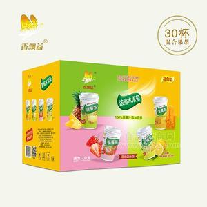香飘益茶饮料浓缩水果茶30杯混合果茶招商