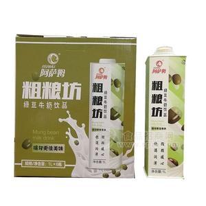 阿薩姆粗糧坊綠豆牛奶飲品1Lx6瓶