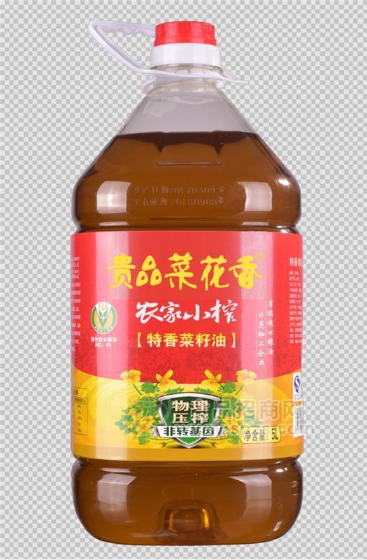 貴品菜花香農(nóng)家小榨特香菜籽油招商