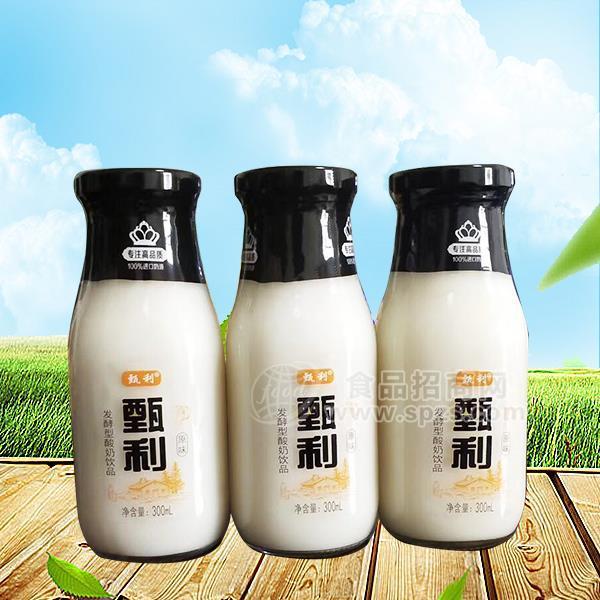 甄利原味發(fā)酵型酸奶飲品300ml