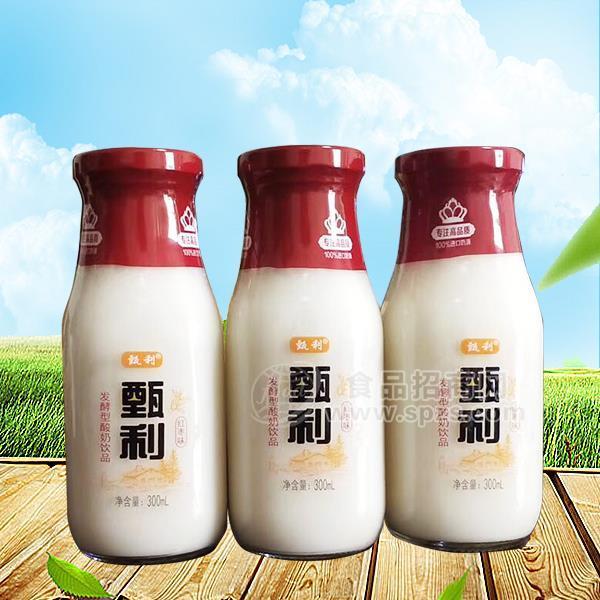 甄利紅棗味發(fā)酵型酸奶飲品300ml