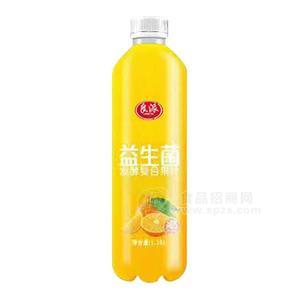 良派鮮橙味益生菌發(fā)酵復合果汁飲料1.25L