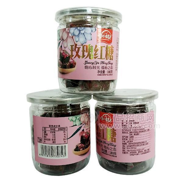 吻心时光玫瑰红糖180g
